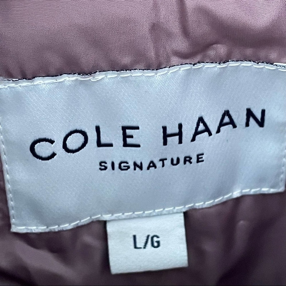 Cole Haan Women’s Classic Quilted Coat size large - Picture 9 of 12
